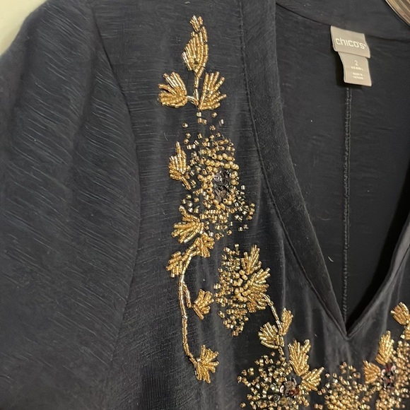 CHICO’S Beaded Tee - Picture 5 of 9